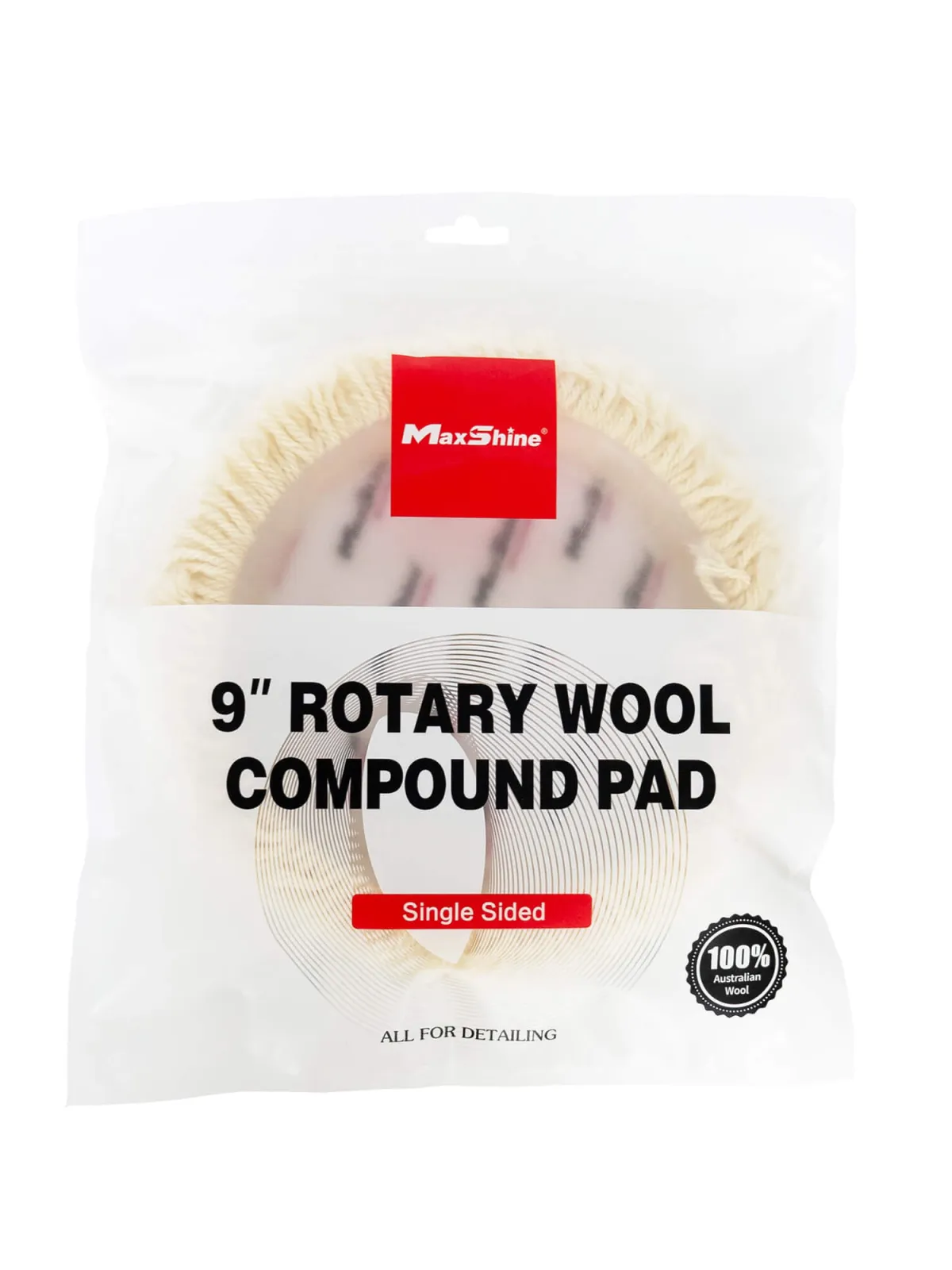 MAXSHINE Pad Polerski Cutting Pad Wełna 230Mm