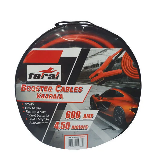FERAL Przewody Rozruchowe 600Amp 4,5M