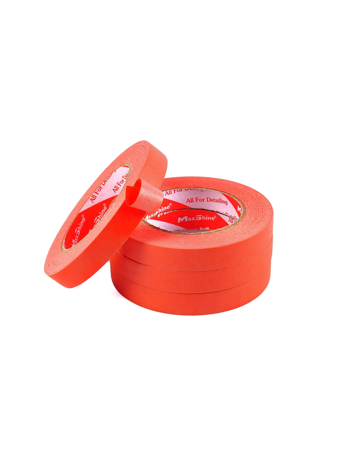 MAXSHINE Taśma Maskująca 18Mmx50M Red 4 Szt.