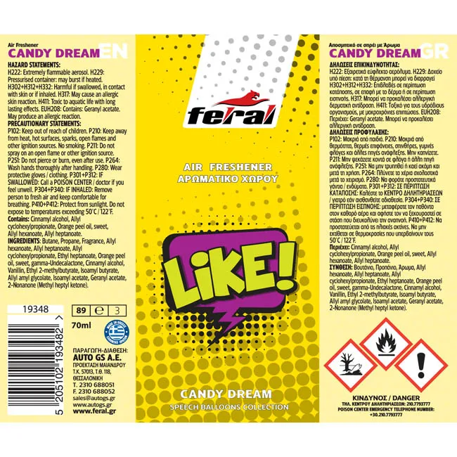 FERAL Zapach Freshener Spray Like 70ml 