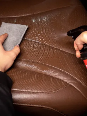 MAXSHINE Scrub Pad Z Mikrofibrą White&Grey