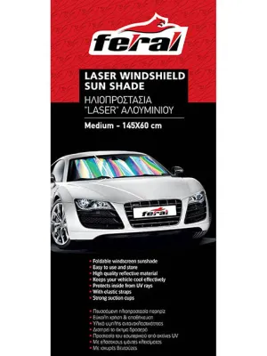 FERAL Osłona Przeciwsłoneczna M Laser 145X60Cm