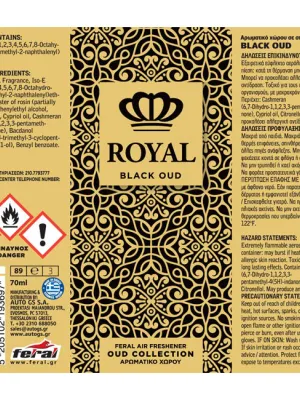 FERAL Zapach Spray Royal Collection Black 70ml 