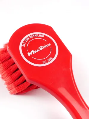 MAXSHINE Szczotka Premium Długa Z Mikrofibrą Red