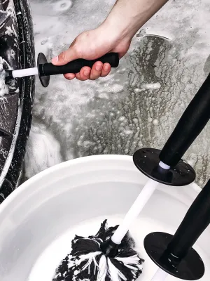 MAXSHINE Szczotka Do Kół Mikrofibra 3 Szt. Bla&Whi