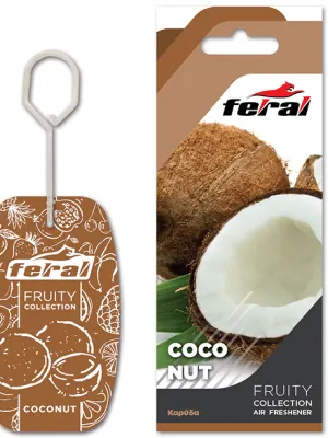 FERAL Zapach Fruity Collection Coconut Zawieszka