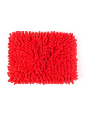 MAXSHINE Pad Do Mycia Mikrofibra Chenille Red