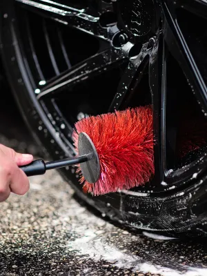 MAXSHINE Szczotka Do Felg Krótka Short 40cm Red