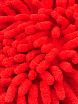 MAXSHINE Pad Do Mycia Mikrofibra Chenille Red