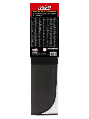 FERAL Osłona Przeciwsłoneczna Uv Czarny Matt Xl 14