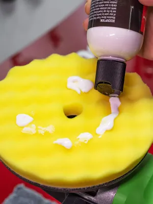 MAXSHINE Pad Polerski Wave Yellow Polishing