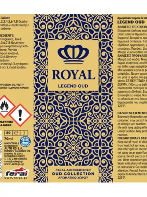 FERAL Zapach Spray Royal Collection Legend 70ml 