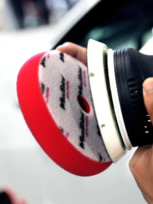 MAXSHINE Pad Polerski Cross Cut Red 125Mm