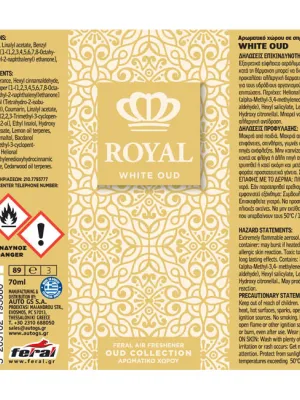 FERAL Zapach Spray Royal Collection White 70ml 