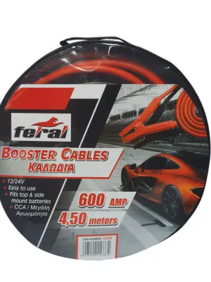 FERAL Przewody Rozruchowe 600Amp 4,5M