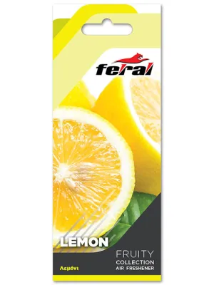 FERAL Zapach Fruity Collection Lemon Zawieszka