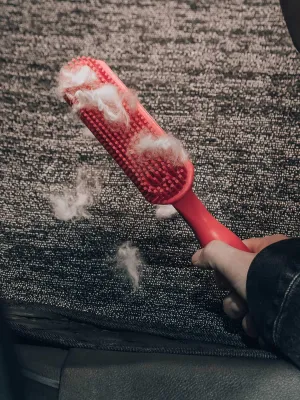 MAXSHINE Szczotka Silikon. Do Wewnętrza 29X8cm Red