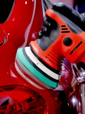 MAXSHINE Pad Pol.+Guma Low Profile Green 150Mm