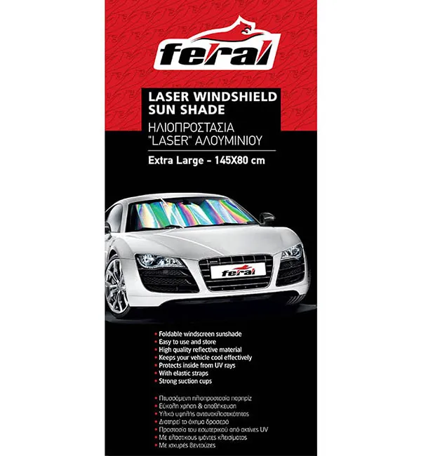 Produkt FERAL Osłona Przeciwsłoneczna Xl Laser 145X80Cm Zdjęcie