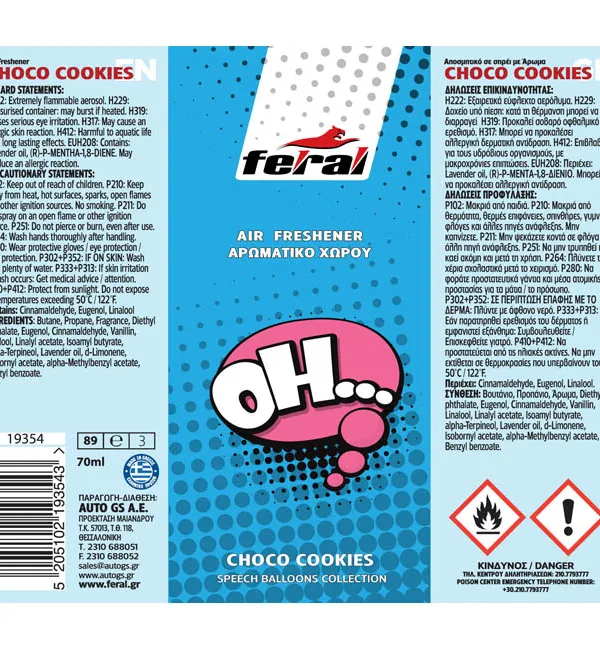 Produkt FERAL Zapach Freshener Spray Oh 70ml  Zdjęcie