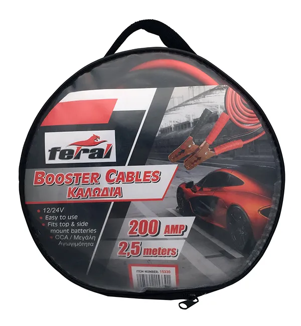 Produkt FERAL Przewody Rozruchowe 200Amp 2,5M Zdjęcie