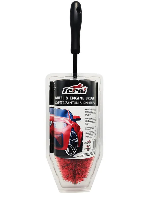 Produkt FERAL Szczotka Do Felg I Silnika Czarna Czerwona Zdjęcie