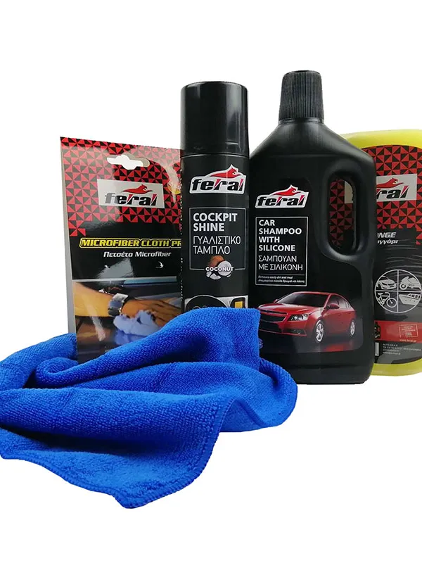 Produkt FERAL Zestaw Do Mycia Moto 5 Szt. Zdjęcie